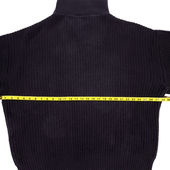 Willis & Geiger Navy Blue Sweater Mens XL 100% Heavyweight Cotton Roomy GUC! - Picture 12 of 14